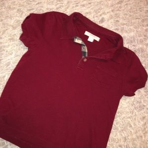 Boys Burberry Polo Size 6Y